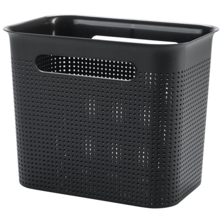 Koszyk plastikowy Brisen 7L czarny 26x21x18cm